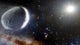 Eine Künstlerzeichnung des Kometen Bernardinelli-Bernstein, der das Sonnensystem pflügt.  (NOIRLab/NSF/AURA/J. da Silva (Raumschiff))